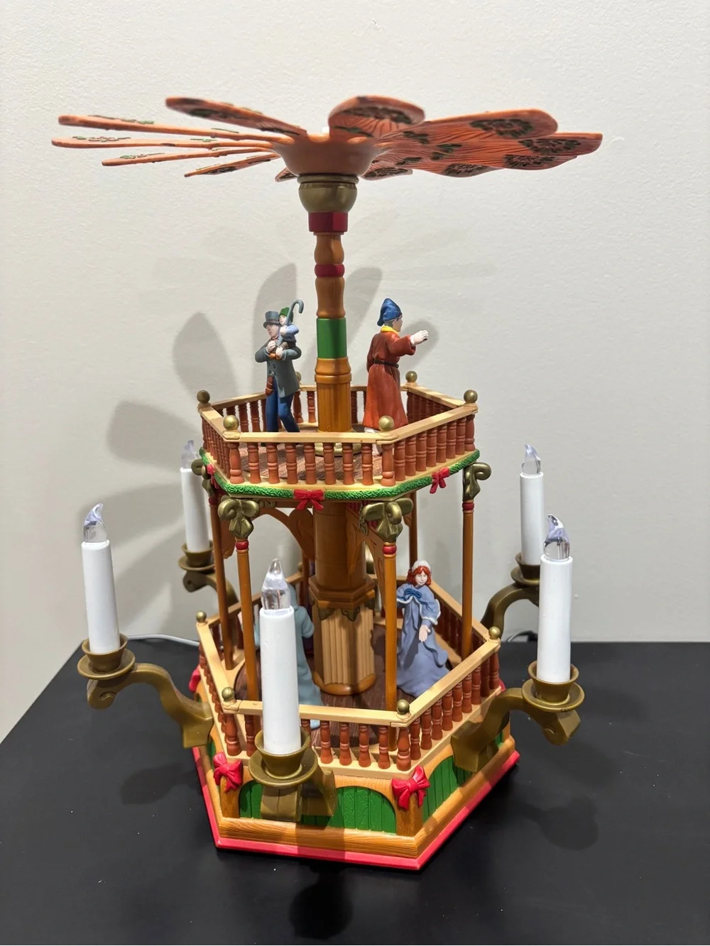 Vintage Avon A Christmas Carol carousel.